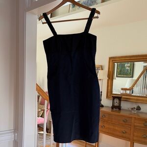Vera Wang Black and Navy Cocktail Dress
